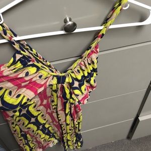 T-bags medium halter top patterned